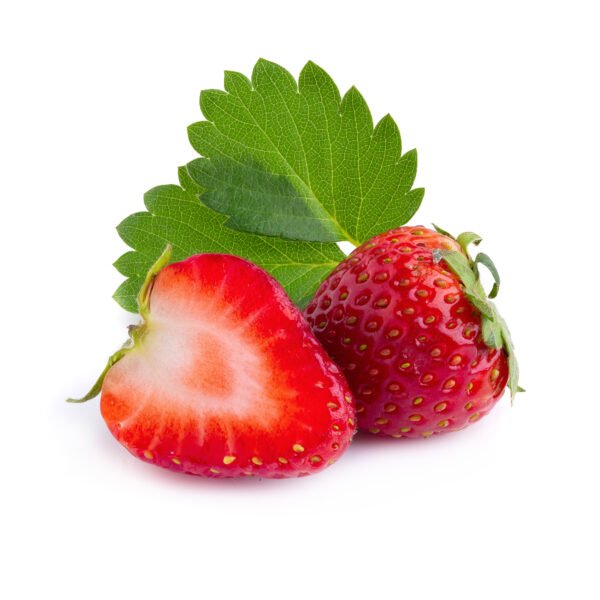 Fresh strawberries isolated on a white background Fresh Egyptian Strawberry