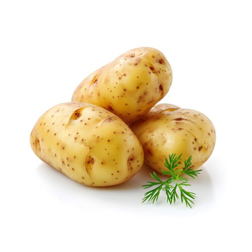 photo-potato-isolated-white-background Fresh Egyptian Potatoes